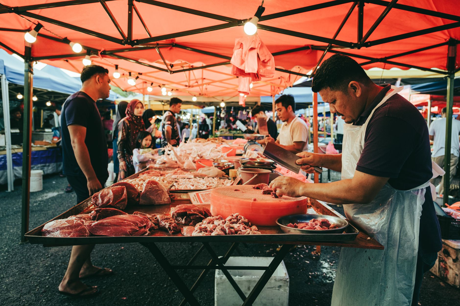 malaysian street food night market