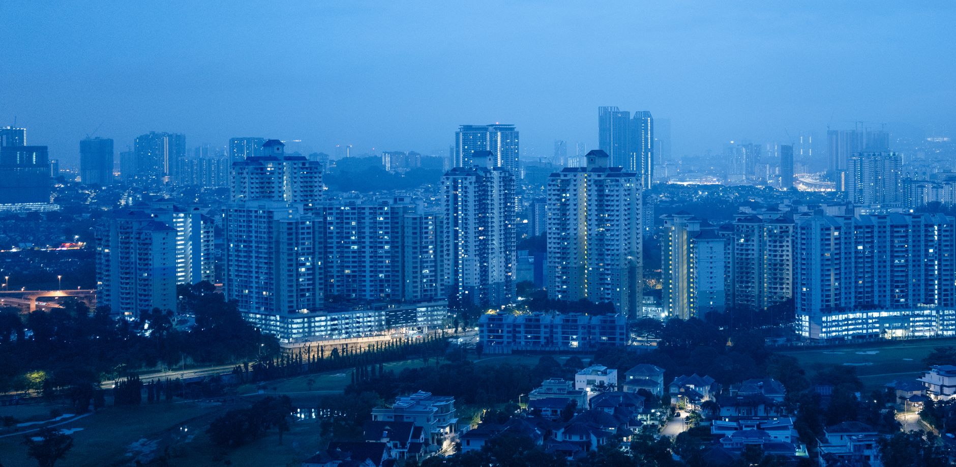 kuala lumpur condominium residential skyline