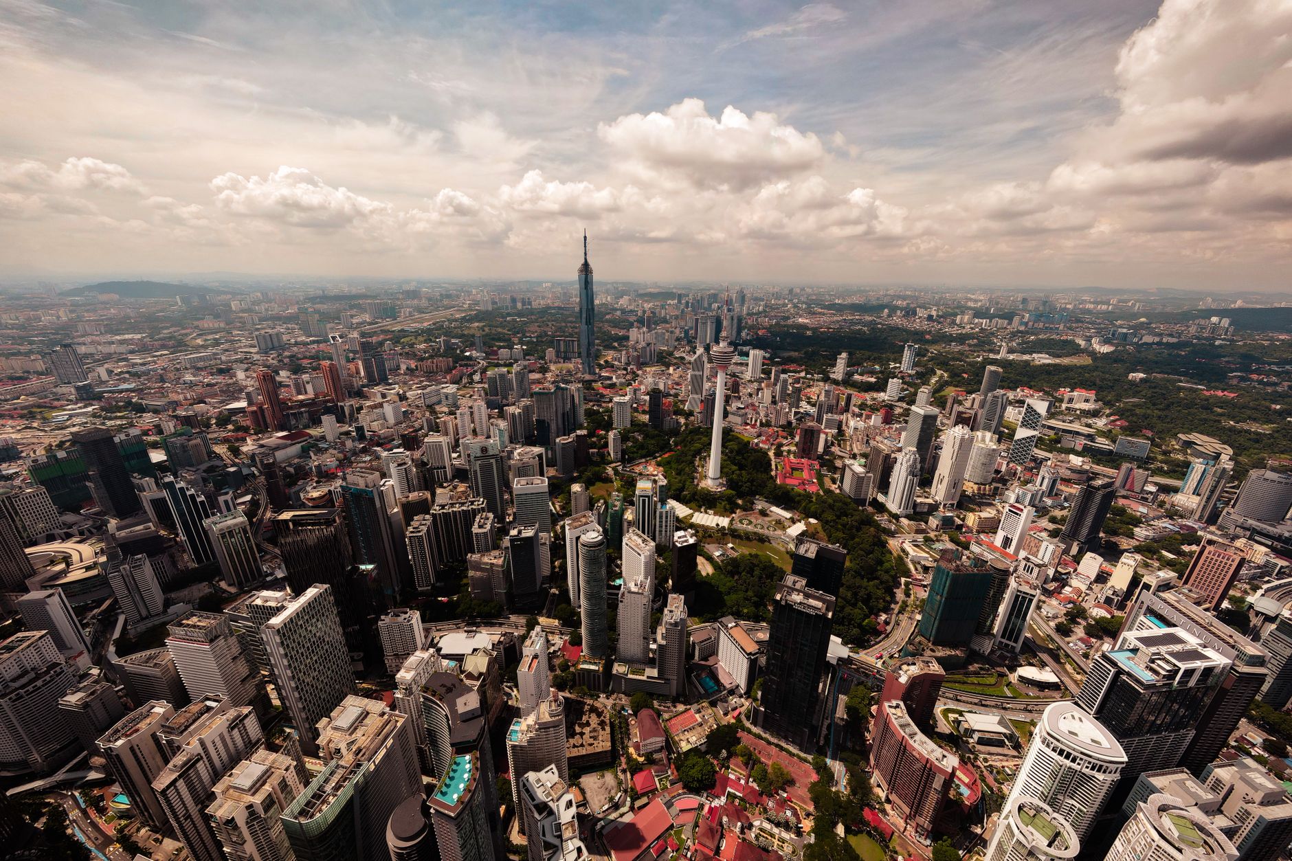 kuala lumpur highway traffic daytime